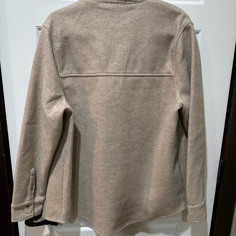 Lulus Women's Tan Shirt Jacket - Picture 3 of 3